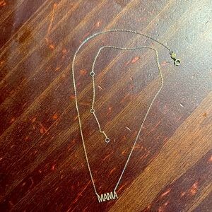 Gorjana 14k Gold 'MAMA' Pendant Necklace